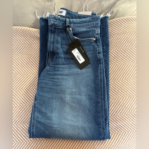 PAIGE Anessa 31 Inch Wide Leg Jean - Hackney - Picture 4 of 4